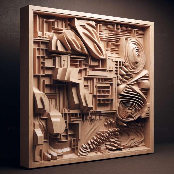 Patterns and decorations (Arata Isozaki 3, PATTERN_771) 3D models for cnc